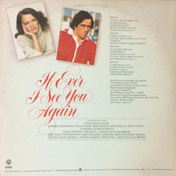 Master Release: If Ever I See You Again (Original Motion Picture Soundtrack) by Joseph Brooks