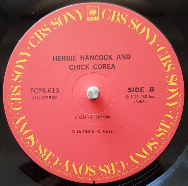 Herbie Hancock And Chick Corea