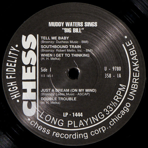 Muddy Waters Sings "Big Bill" (The Songs Of "Big Bill" Broonzy)