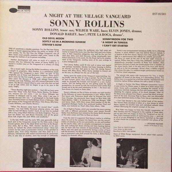 A Night At The "Village Vanguard"