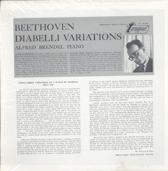 Master Release: Diabelli Variations by Ludwig Van Beethoven