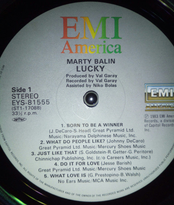 Release: Lucky-Vinyl-Japan-1983-EYS-81555-8691934