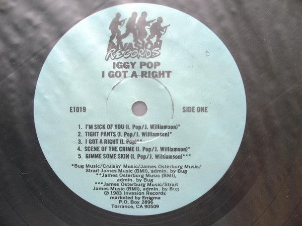 Master Release: I Got A Right by Iggy Pop