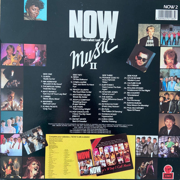 Release: Now That's What I Call Music II-Vinyl-UK-1984-NOW 2, NOW 2-9994608