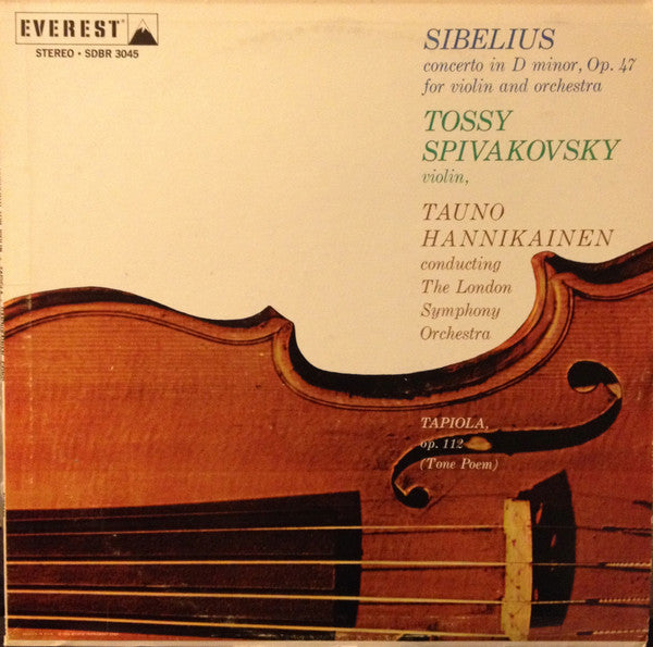 Master Release: Concerto In D Minor, Op. 47 For Violin And Orchestra / Tapiola, Op. 112 (Tone Poem)  by Jean Sibelius