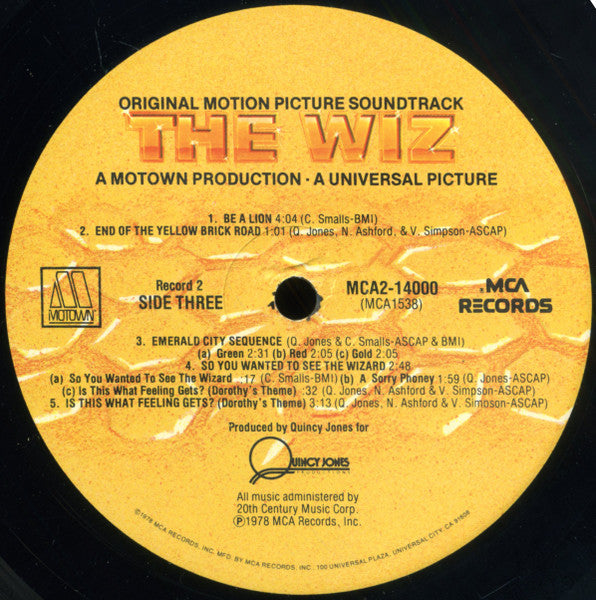 The Wiz (Original Motion Picture Soundtrack)