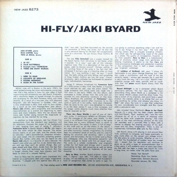 Release: Hi-Fly-Vinyl-US-1965-NJ 8273, 8273, NJLP 8273-7812562