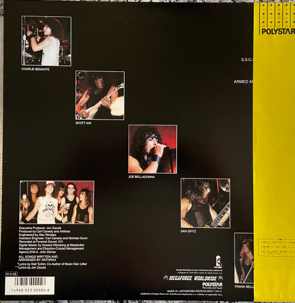 Release: Spreading The Disease-Vinyl-Japan-1986-R28D-2025, R28D-2025-1644760