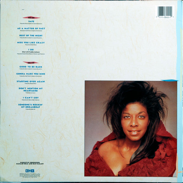 Master Release: Good To Be Back by Natalie Cole