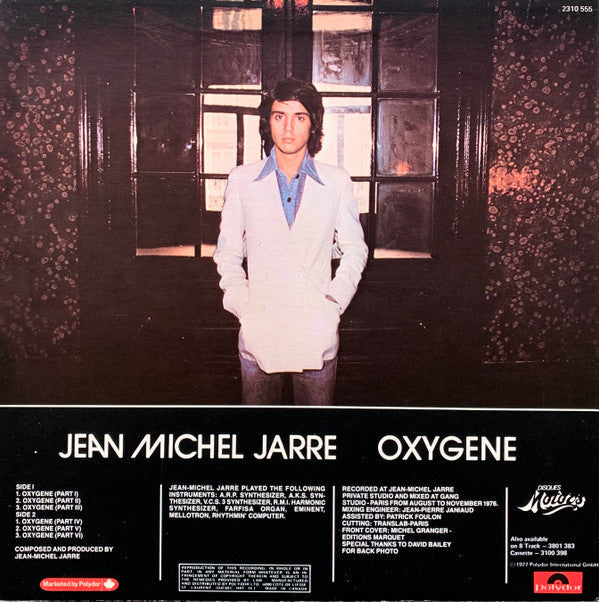 Release: Oxygène-Vinyl-Canada-1977-2310 555-4498069