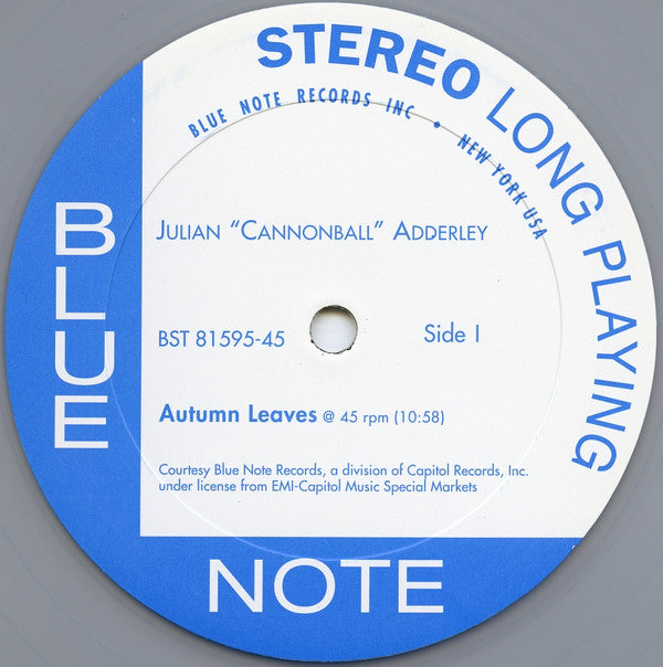 Release: Alison's Uncle / Autumn Leaves-Vinyl-US-2008-BST 81595-45, BST 81595-45-2705229