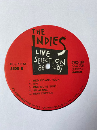 The Indies Live Selection 86 To 87