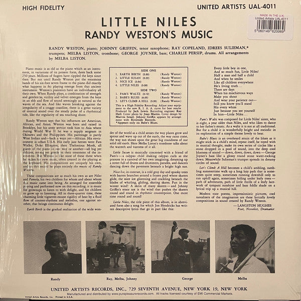 Release: Little Niles-Vinyl-UK-2004-UAL 4011, UAL 4011-5073365