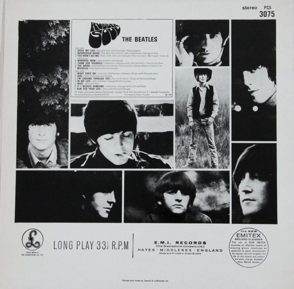 Release: Rubber Soul-Vinyl-UK-1984-PCS 3075-1856798
