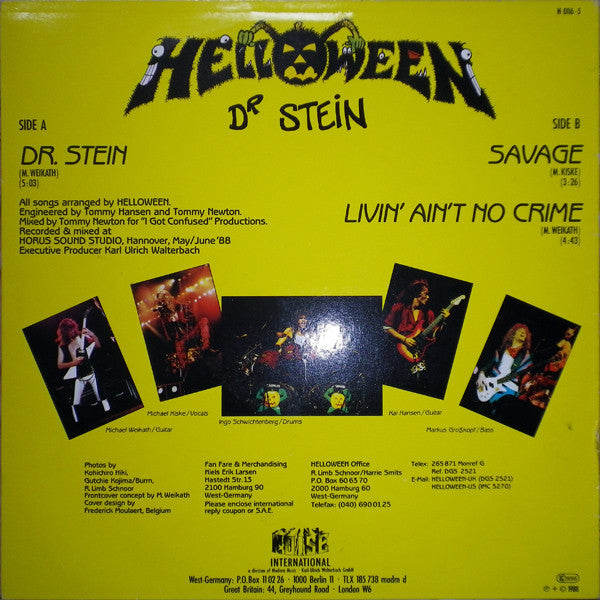 Release: Dr. Stein-Vinyl-Germany-1988-N 0116-5-3574729