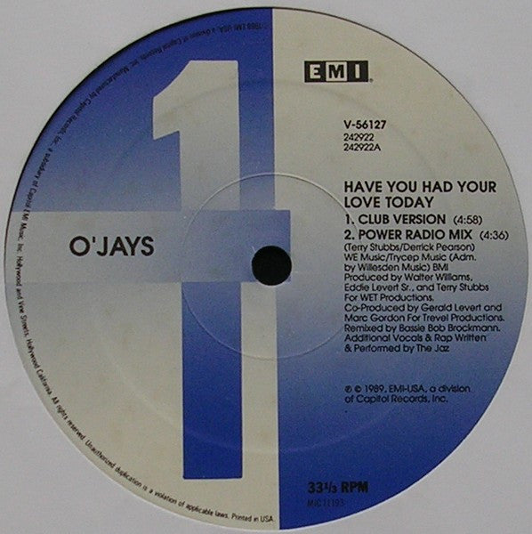 Have You Had Your Love Today