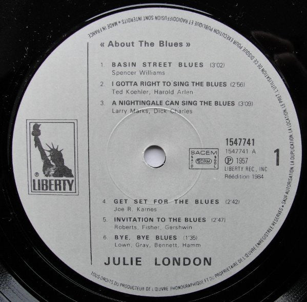 Release: About The Blues-Vinyl-France-1984-LRP 3043, 1547741-1538382