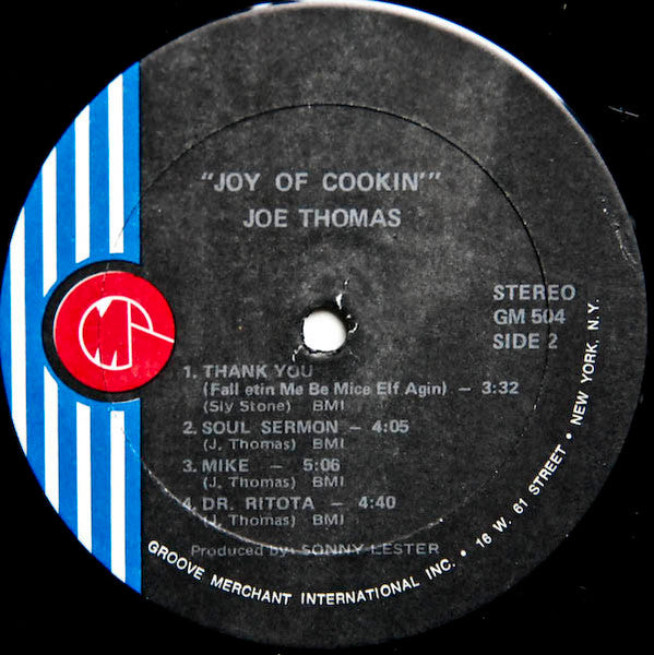 Master Release: Joy Of Cookin' by Joe Thomas