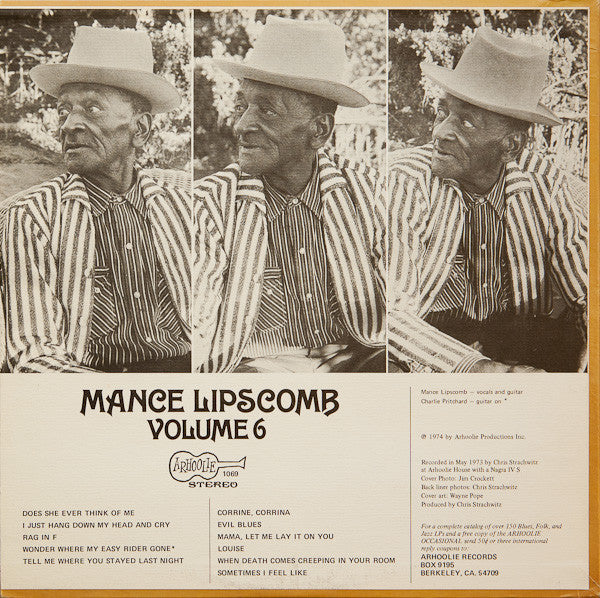 Master Release: Mance Lipscomb Volume 6 by Mance Lipscomb