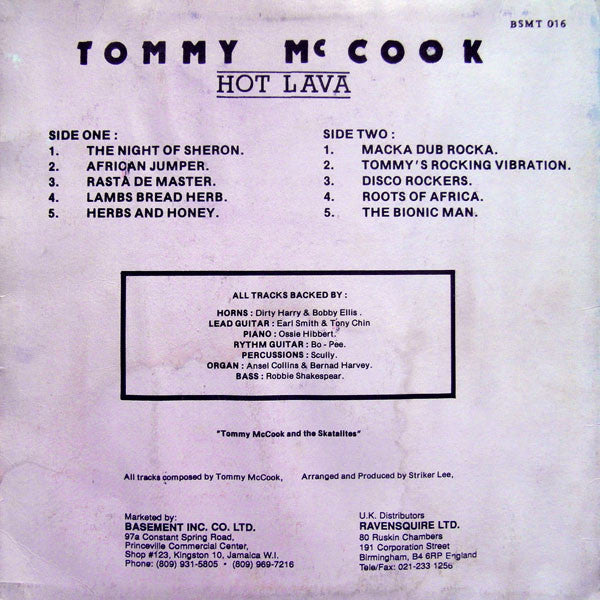 Master Release: Super Star - Disco Rockers by Tommy McCook