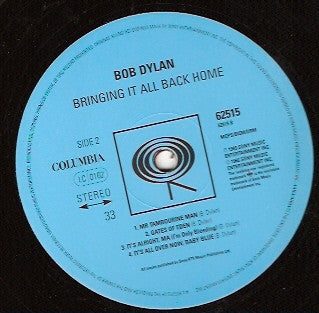 Release: Bringing It All Back Home-Vinyl-Europe-1998-SVLP 0036, 62515-1231876