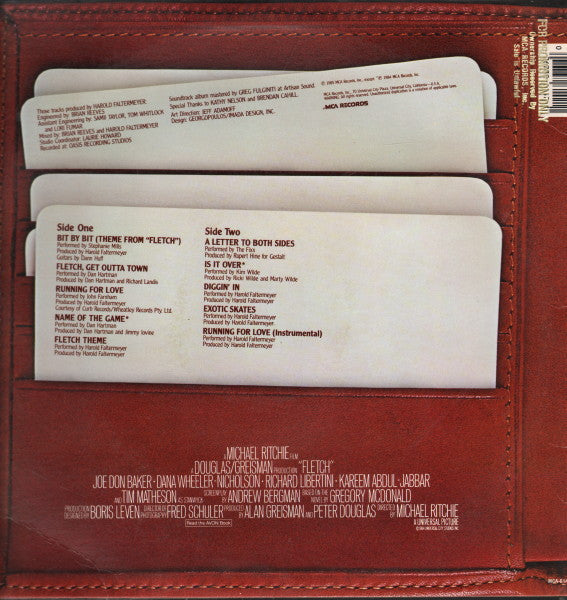 Master Release:  Fletch (Music From The Motion Picture Soundtrack) by Various
