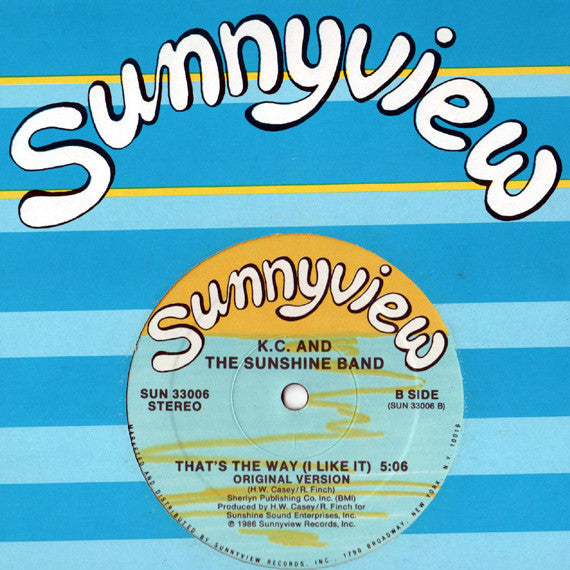 Master Release: That's The Way (I Like It) by KC & The Sunshine Band