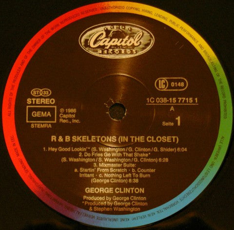 Master Release: R&B Skeletons In The Closet by George Clinton