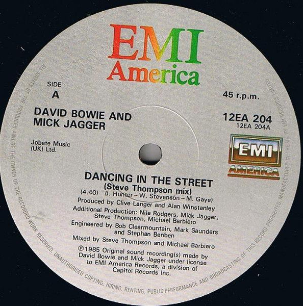 Dancing In The Street