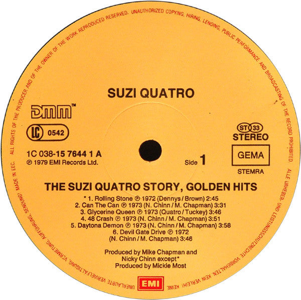 The Suzi Quatro Story - 12 Golden Hits