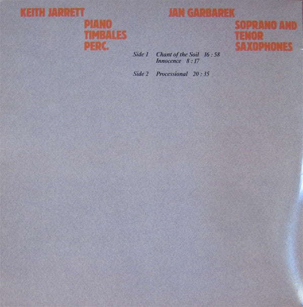Release: Nude Ants (Live At The Village Vanguard)-Vinyl-US-1980-ECM-2-1171-2641703