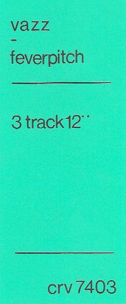 Release: Feverpitch-Vinyl-UK-1987-CRV 7403-1308805