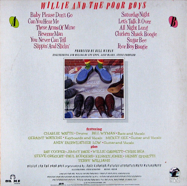 Release: Willie And The Poor Boys-Vinyl-Canada-1985-PB 6047-2049318