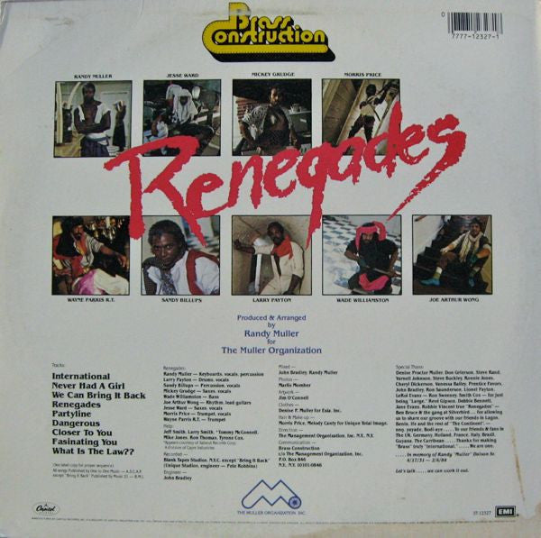 Master Release: Renegades by Brass Construction