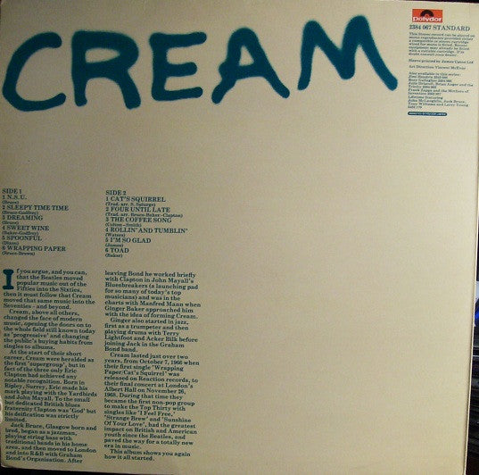 Master Release: Fresh Cream by Cream (2)