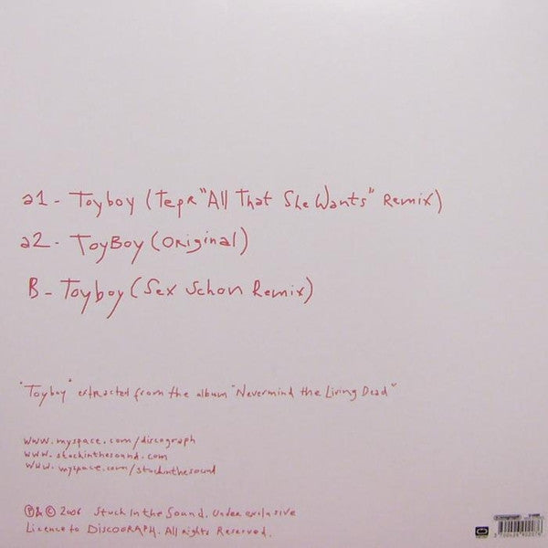 Master Release: Toy Boy E.P. by Stuck In The Sound