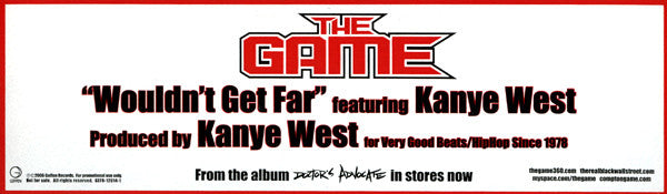 Master Release: Wouldn't Get Far by The Game (2)