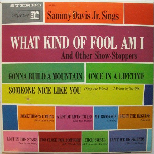 Master Release: Sammy Davis Jr. Sings What Kind Of Fool Am I And Other Show-Stoppers by Sammy Davis Jr.
