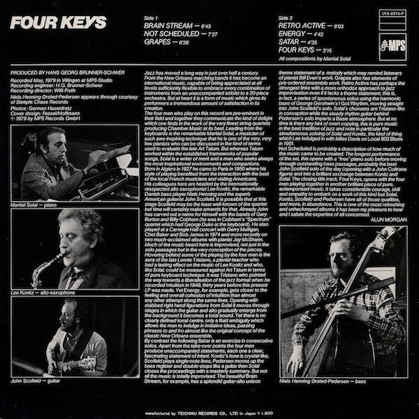 Release: Four Keys-Vinyl-Japan-1981-ULS-6016-P-2804609