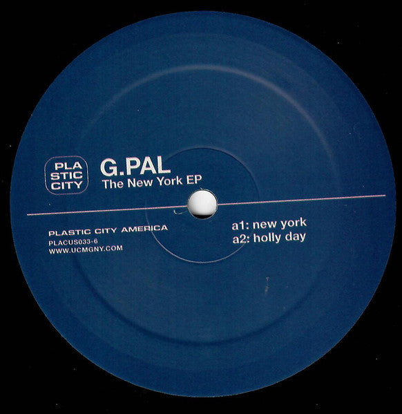 Master Release: The New York EP by G-Pal