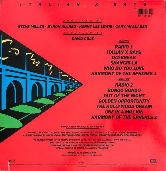 Release: Italian X Rays-Vinyl-US-1984-SJ-12339-28541527