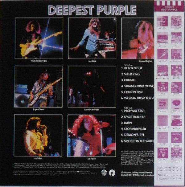 Release: Deepest Purple (The Very Best Of Deep Purple)-Vinyl-Japan-1985-P-10914W-12043521
