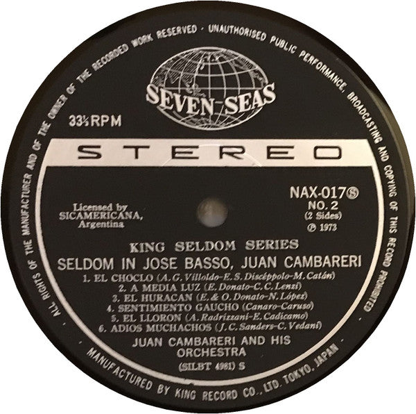 Seldom In Jose Basso & Juan Cambareri