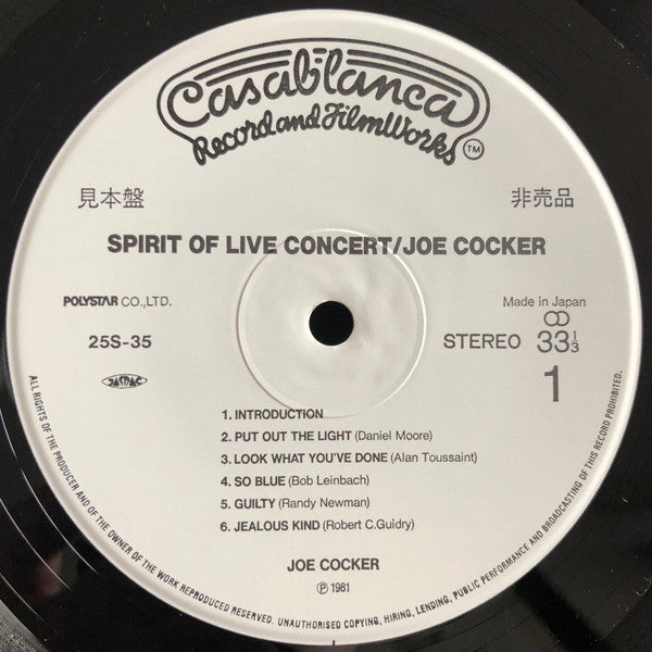 Master Release: Live In New York by Joe Cocker