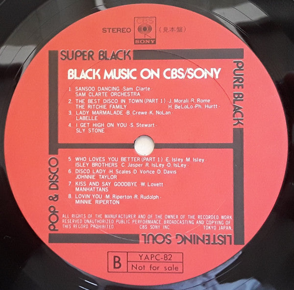 Black Music On CBS/Sony