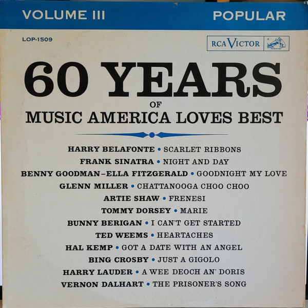 Master Release: 60 Years Of Music America Loves Best - Volume III - Popular by Various