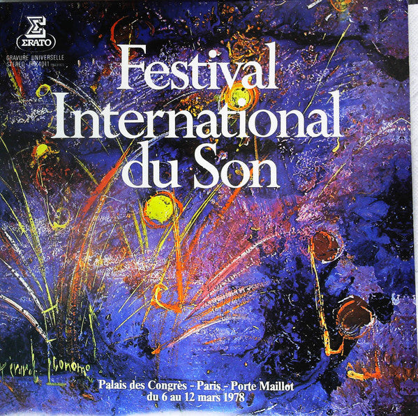 Release: Festival International Du Son 1978-Vinyl-Japan-1978-ERX-4011-14920305