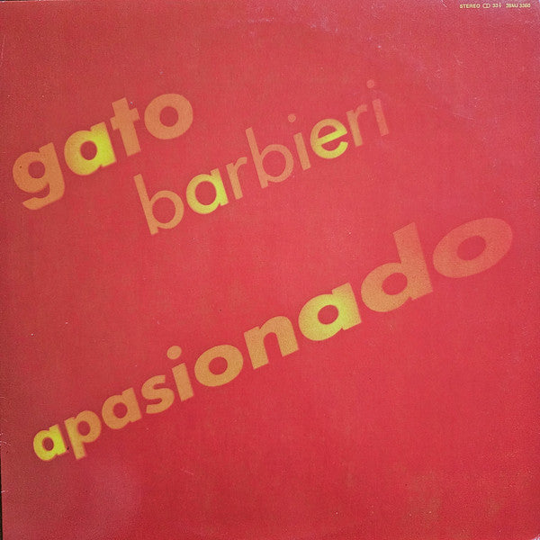 Master Release: Apasionado by Gato Barbieri