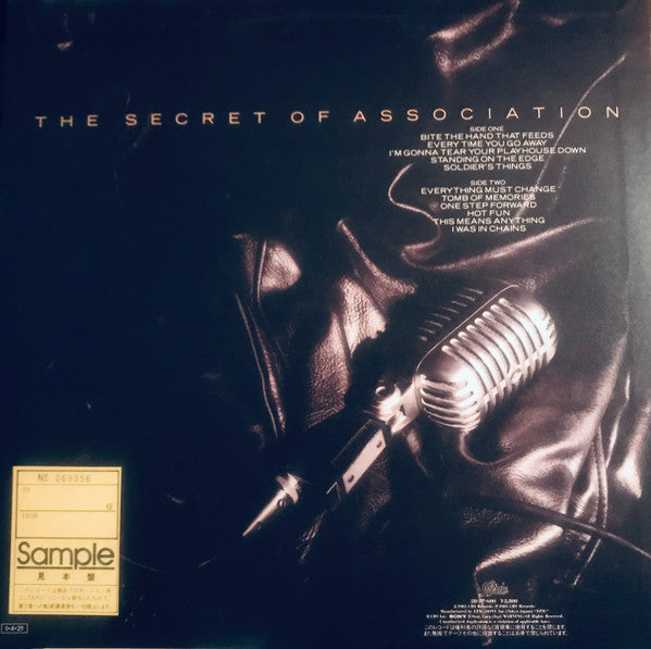 Release: The Secret Of Association-Vinyl-Japan-1985-28 · 3P - 600-15794770