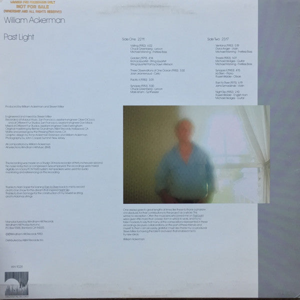 Release: Past Light-Vinyl-US-1983-WH-1028-12198836